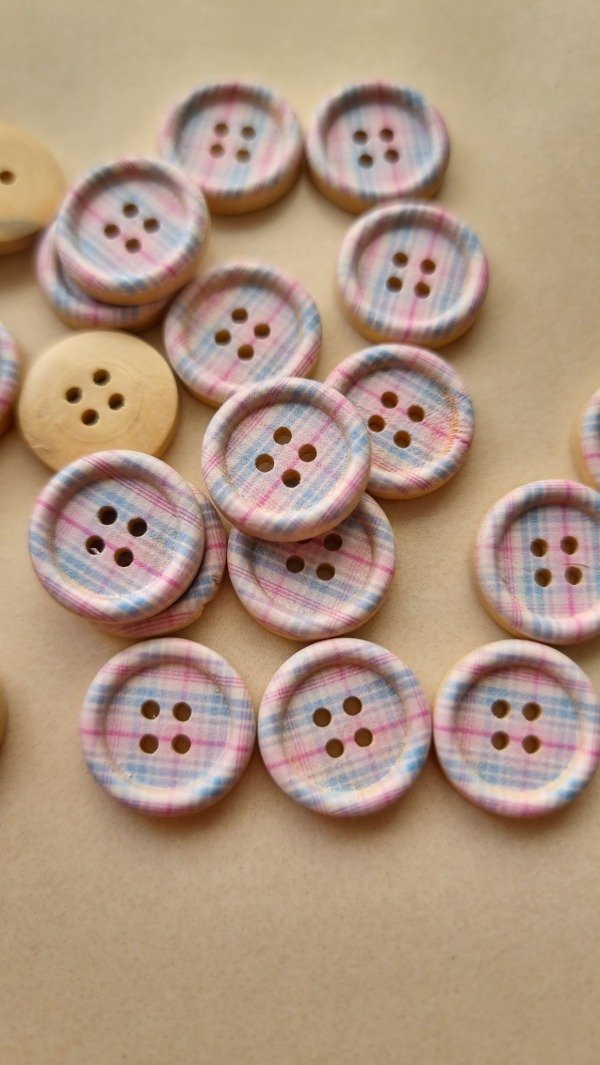 Producto - Botón CUADRILLÉ modelo5- 2cm