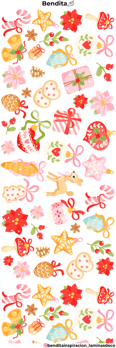 Producto - Bendita UV 001 fondo navideño