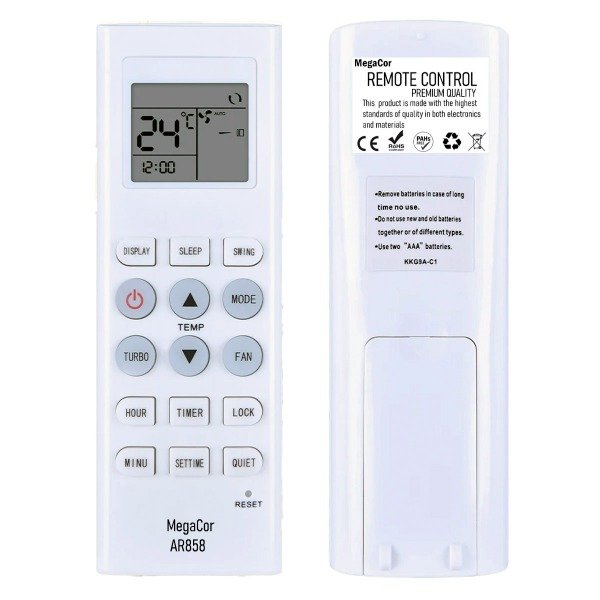Producto - Control Remoto Aire Acondicionado AUDINAC  STANDARD ELECTRIC  AURORA  MARSHALL