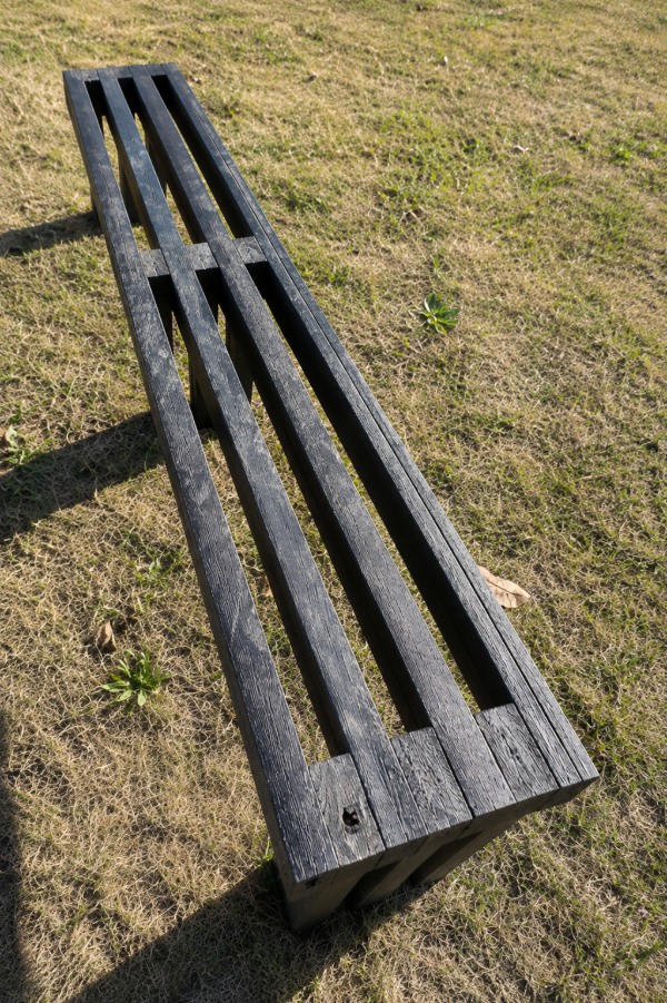 Producto - Banco Doble Para Exterior Madera Plastica - 2