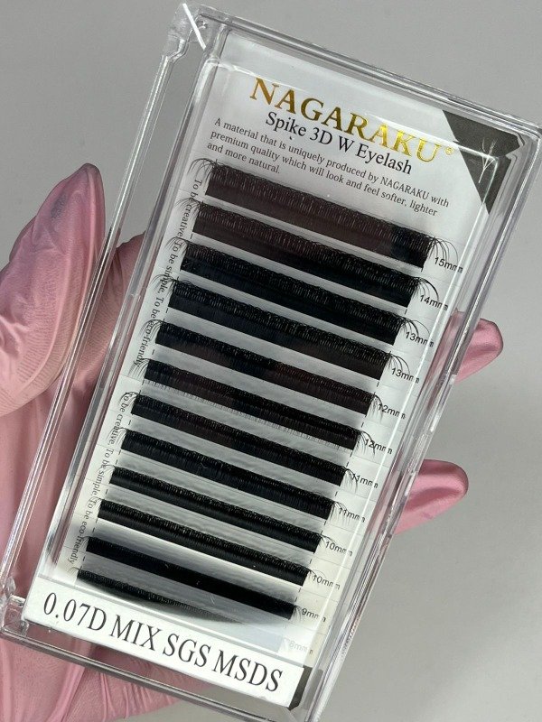 Producto - EXTENSIONES TECNOLOGICAS 3D 0.07D MIX NAGARAKU SPIKE 3D W EYELASH
