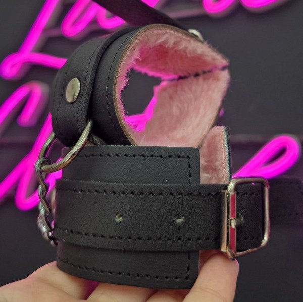 Producto - Esposas Cuero Peluche