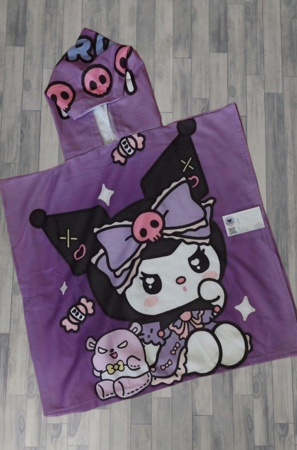 Producto - Ponchito kuromi toalla de nena