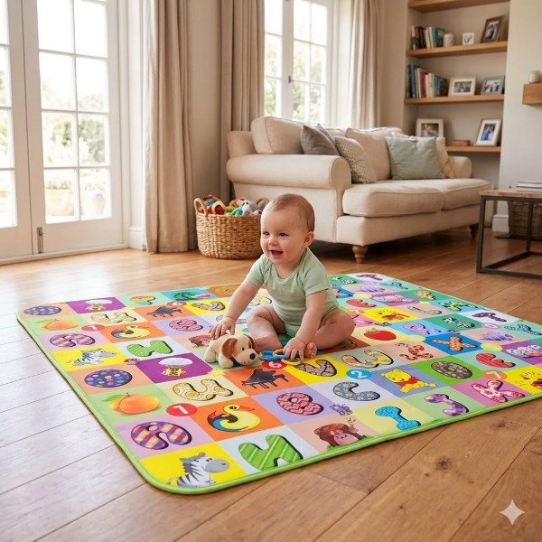 Producto - Alfombra antigolpe plegable en bolsa 1.80x1.50mt