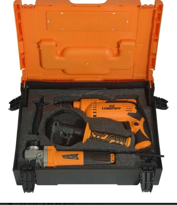 Producto - KIT AMOLADORA Y TALADRO LUSQTOFF
