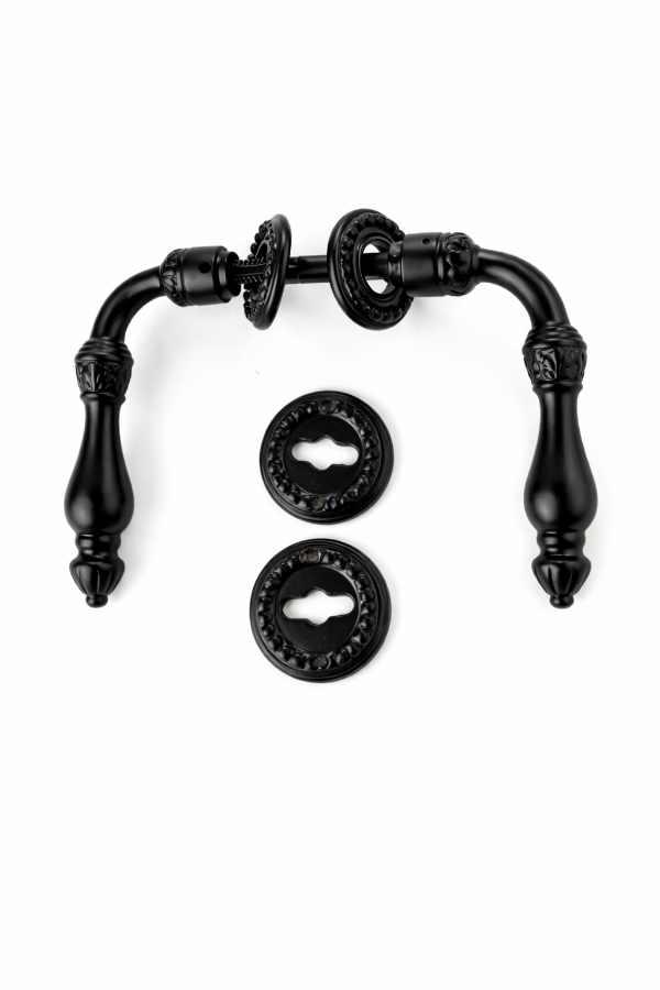 Producto - Picaporte W Negro Mate