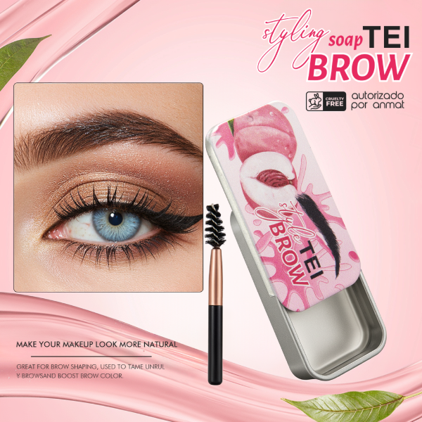 Producto - Jabon fijador para cejas con cepillo Tei