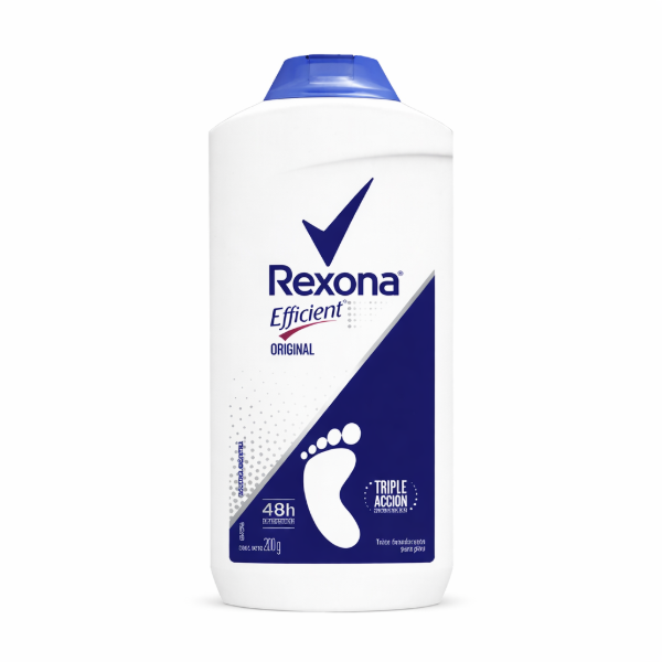 Producto - Talco para Pies Rexona Efficient Original 200grs.