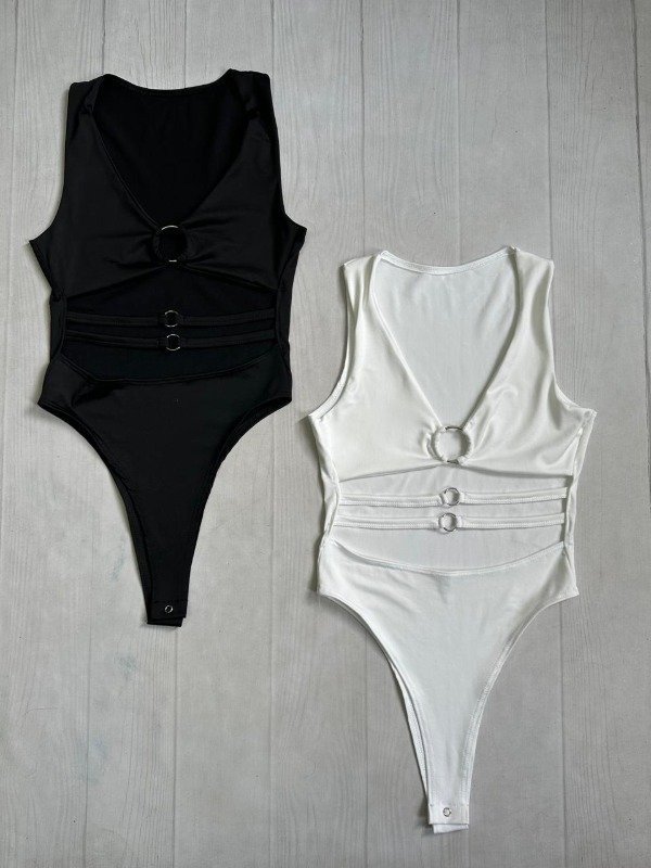 Producto - [6807] Body musculosa tiras y argollas microfibra