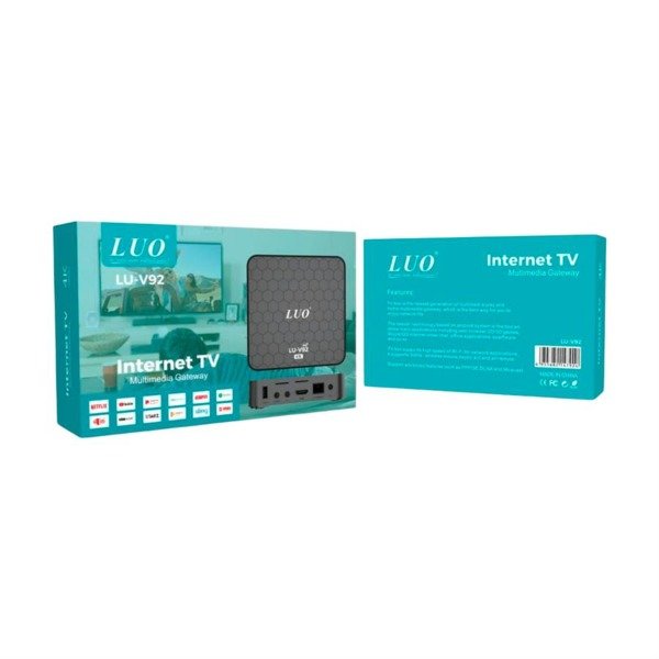 Producto - TV Box LUO V92 Pro Android 14 ULTRA RAPIDO CON CANALES GRATIS!
