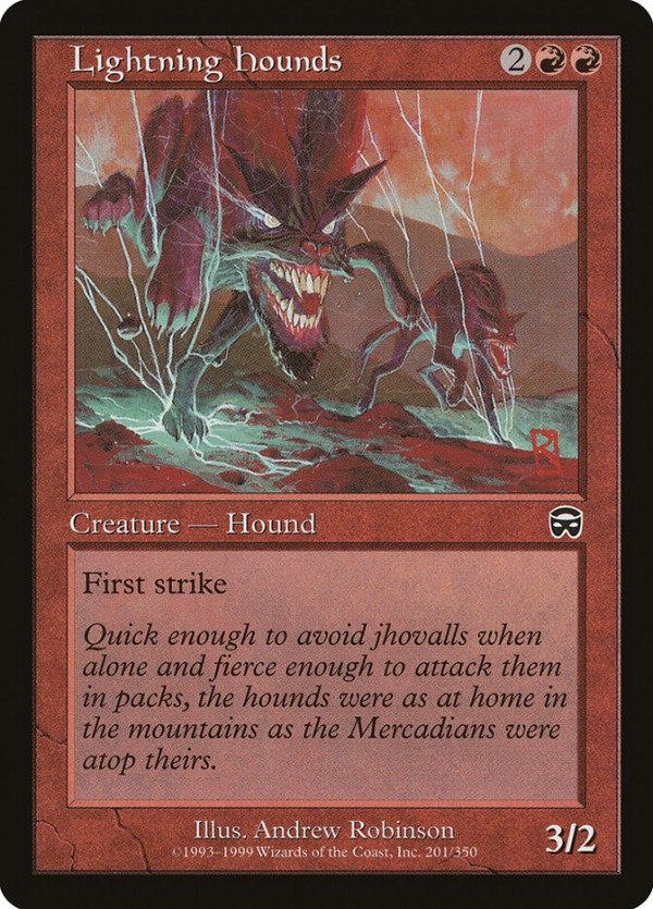 Producto - Lightning Hounds #201 Mercadian Masques