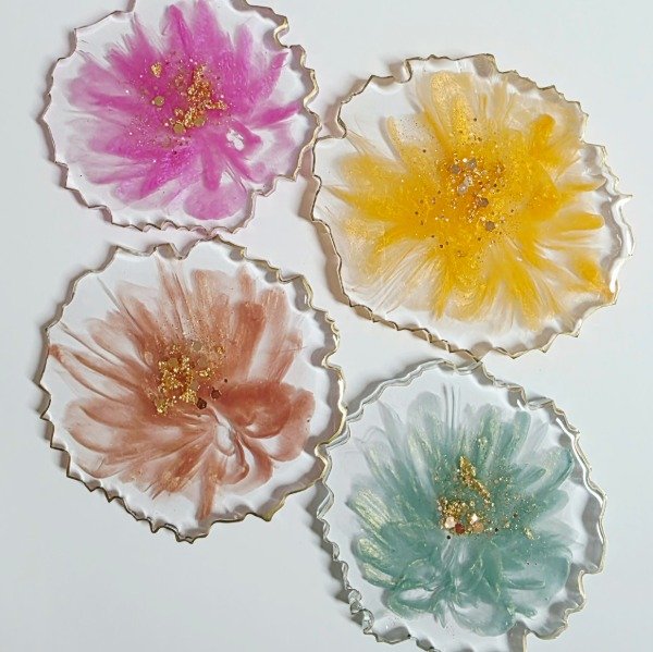 Producto - Posavasos Flor Multicolor