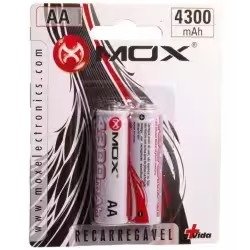 Producto - Generica Mox AA Recargable 4300 mAh - 2 Unidades