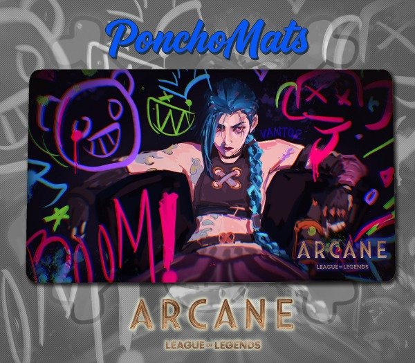 Producto - TCG Ilustracion Jinx Arcane 59x34