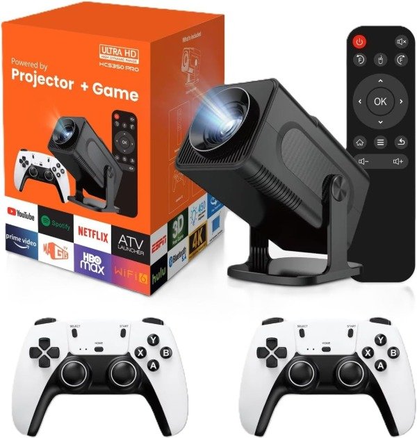 Producto - PROYECTOR + GAME HCS350 Pro Android 11 4K MC0897