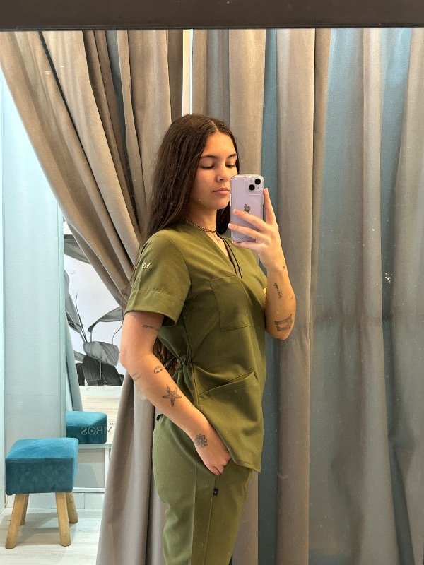 Producto - AMBO SELVA SPANDEX (Verde Musgo) - 5