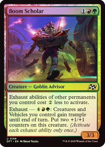 Producto - Boom Scholar Foil  Aetherdrift