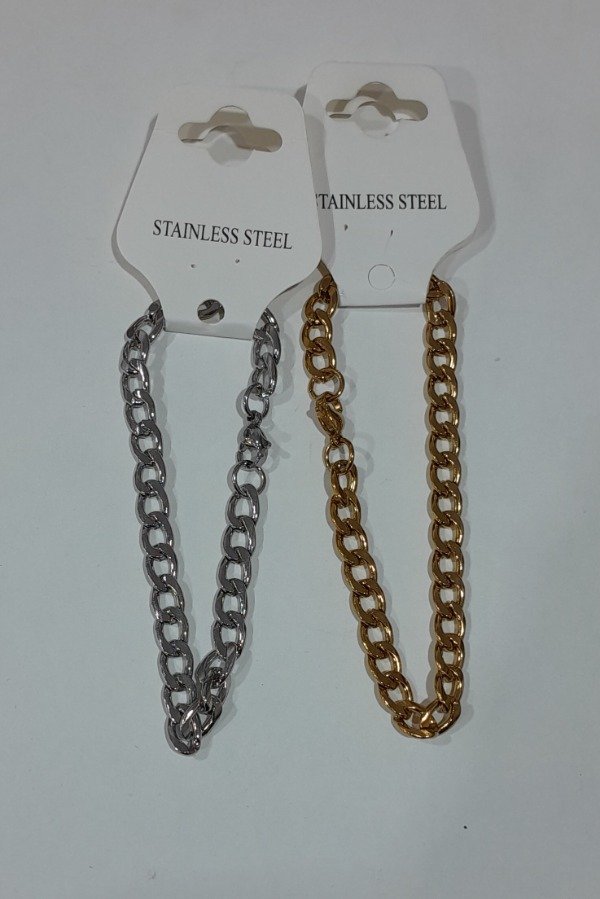 Producto - PULSERA ACERO CHATA 6.0 19CM