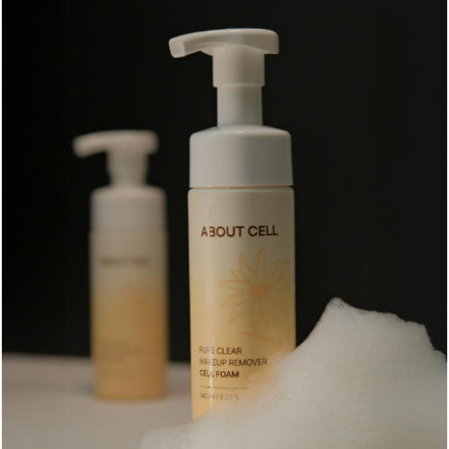 Producto - ABOUT CELL Pure Clear Makeup Remover Cell Foam 140ml