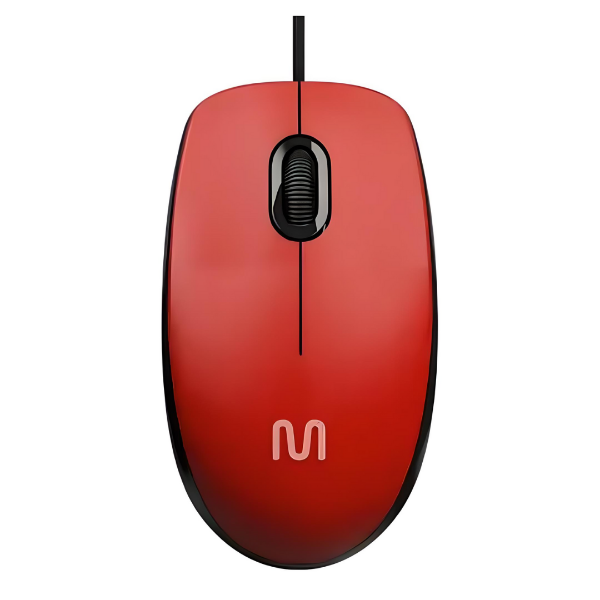 Producto - Mouse Multilaser USB MO390 ROJO SILENT CLICK