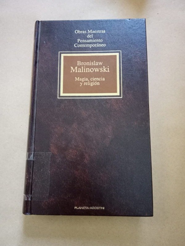 Producto - Magia ciencia y religión - B Malinowski - Planeta Agostini 1994