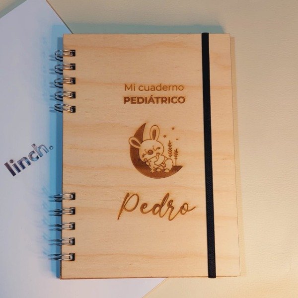 Producto - Cuaderno pediátrico personalizado con nombre - 0