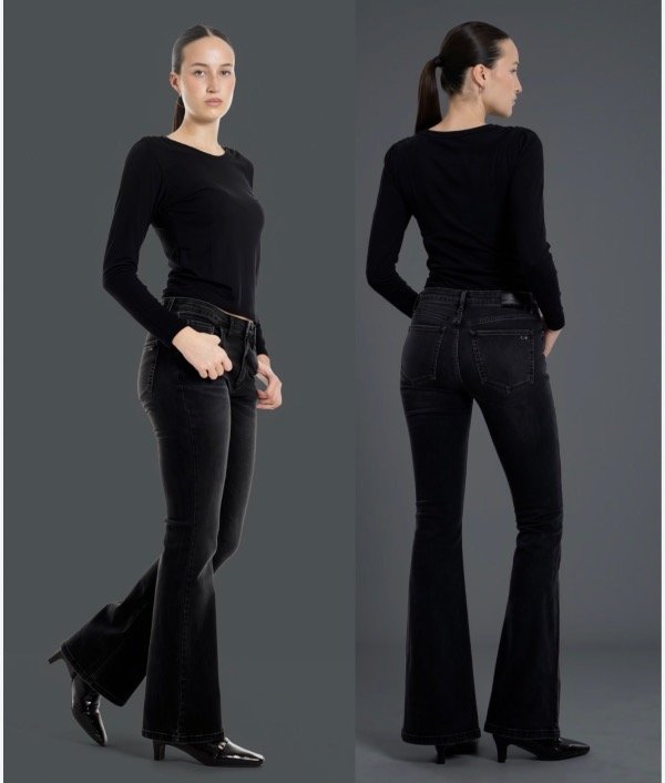 Producto - Jean Oxford kora raw black - 0