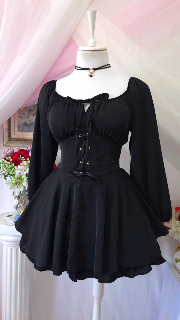 Producto - Vestido Coquette Nadia Oscuro! IMPORTADO NUEVO