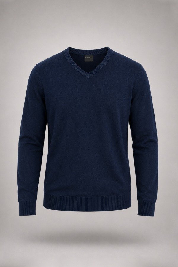 Producto - Sweater de punto escote en V - 17151