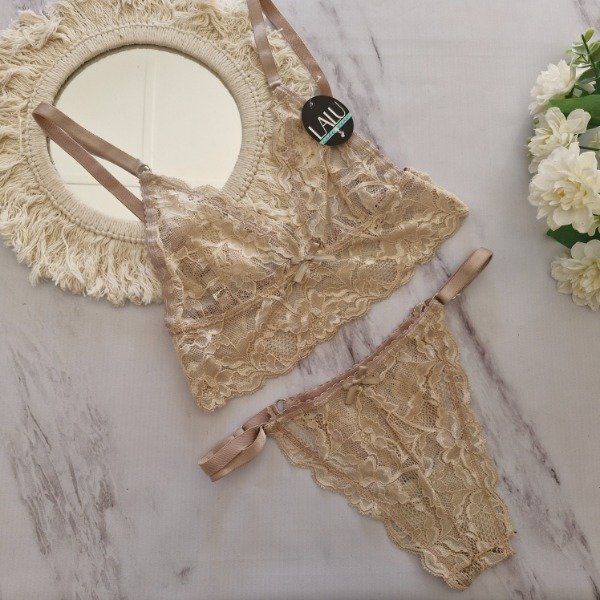 Producto - Conjunto top puntilla - talle 100