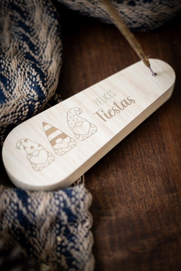 Producto - PORTA SAHUMERIO -FELICES FIESTAS-