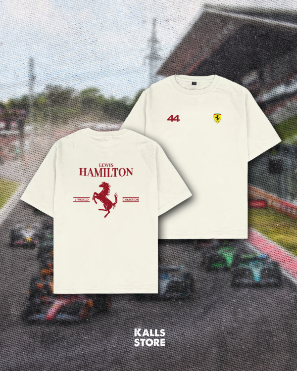 Producto - Remera Oversize Lewis Hamilton #caballo