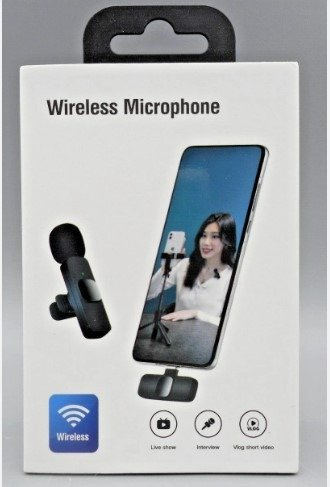 Producto - Micrófono Corbatero Inalámbrico K9 X2 Usb Android Y iPhone