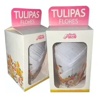 Producto - TULIPAS DE PAPEL FLORES x25u