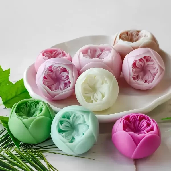 Producto - Molde silicona pimpollo rosa Austin mediana (E12) - 2