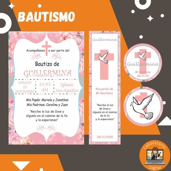 Producto - Kit Bautismo Rosa