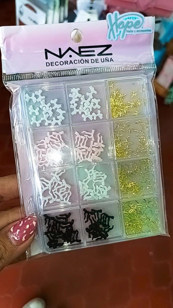 Producto - DECO NAEZ MOÑOS VARIADOS X12