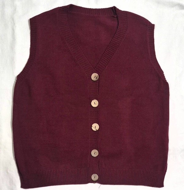 Producto - Chaleco botones (bordo)