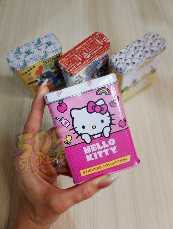 Producto - Stickers wero en LATA coleccionable HELLO KITTY - 8 planchas