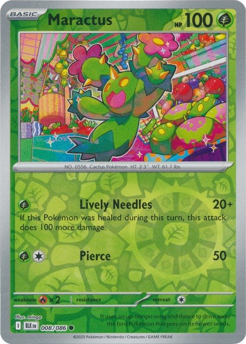 Producto - Maractus - 008/086 (Reverse Foil) - Black Bolt