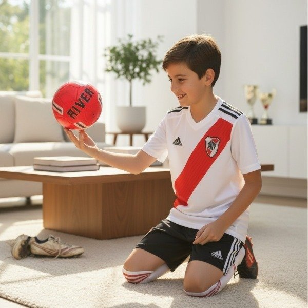 Producto - LIQUIDACIÓN POR FALLA - PELOTA FUTBOL N2 RIVER CON PINCHADURA