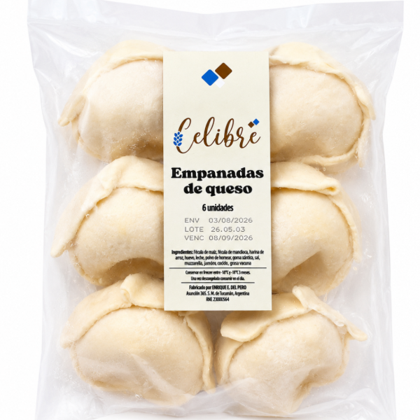 Producto - EMPANADAS SIN TACC CELIBRE 6u