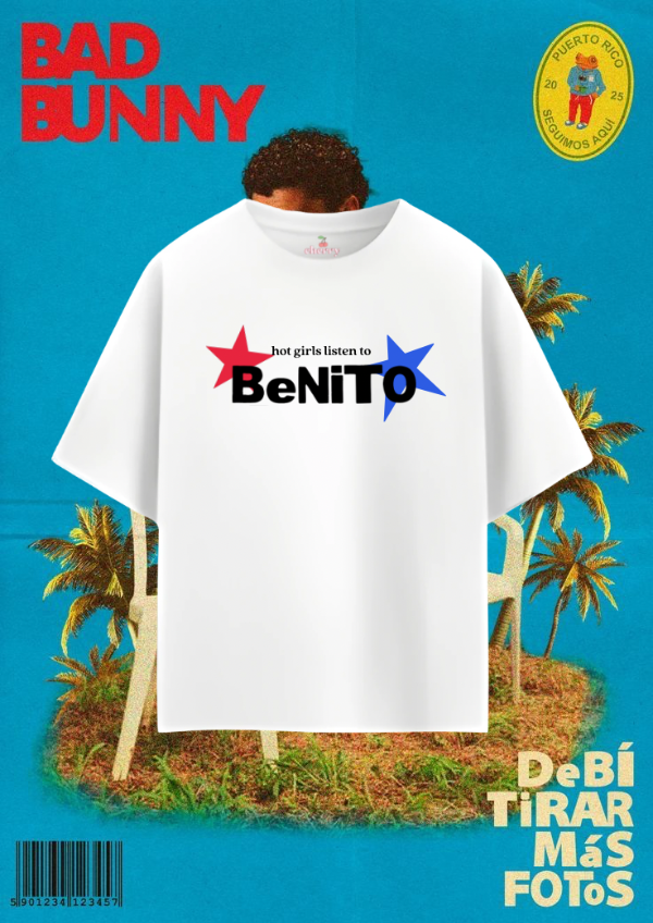 Producto - Hot Girls listen Benito - Remera Oversize