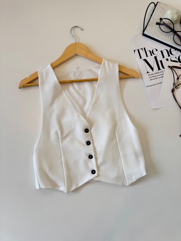 Producto - CHALECO SASTRERO BLANCO