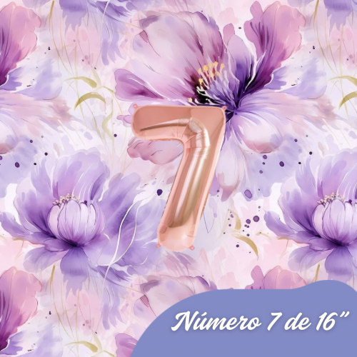 Producto - Globo número 7 rose gold 16"