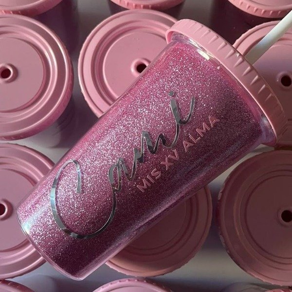 Producto - Vaso doble acrílico x 10 personalizados