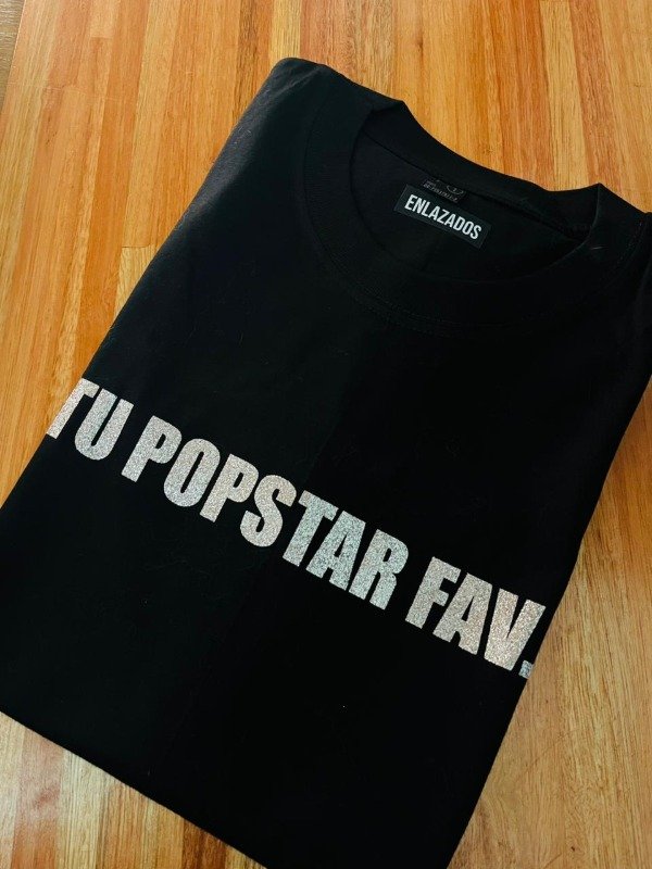 Producto - REMERA POPFAV GLITTER - ENTREGA INMEDIATA