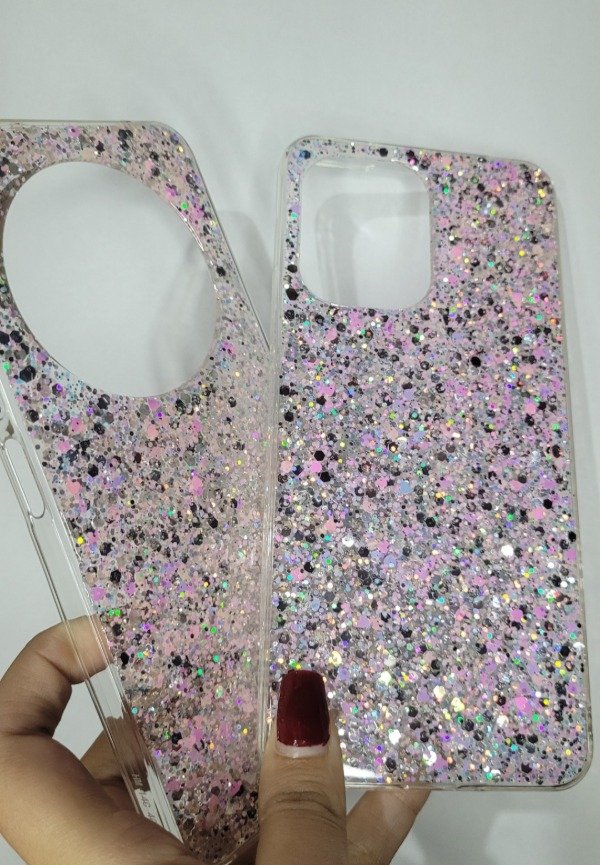 Producto - A20 y A30 funda brillo rosa