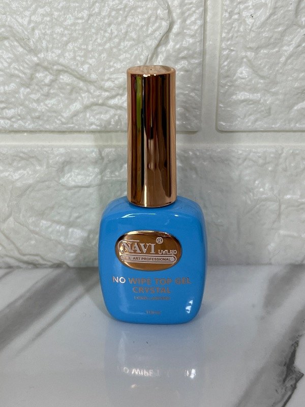 Producto - No Wipe Top Gel Crystal Long Lasting 10 ml - Navi