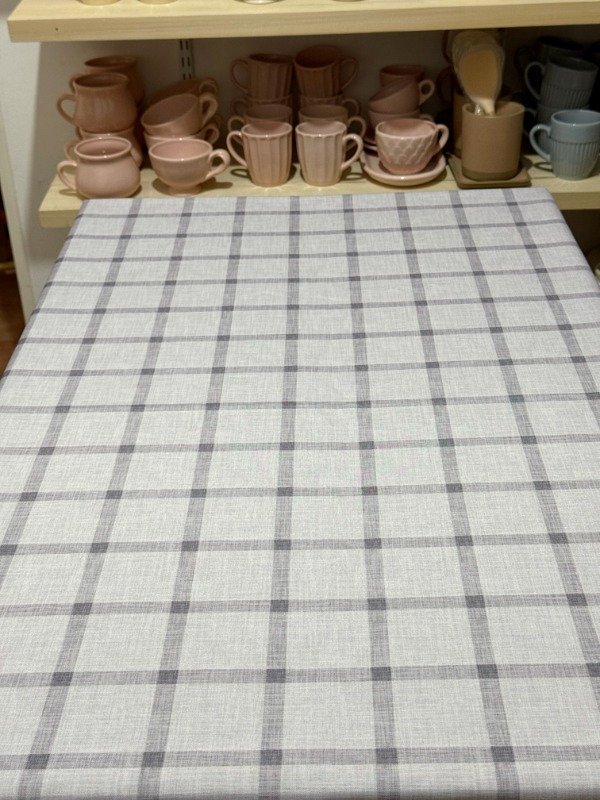 Producto - Mantel Cuadros Gris